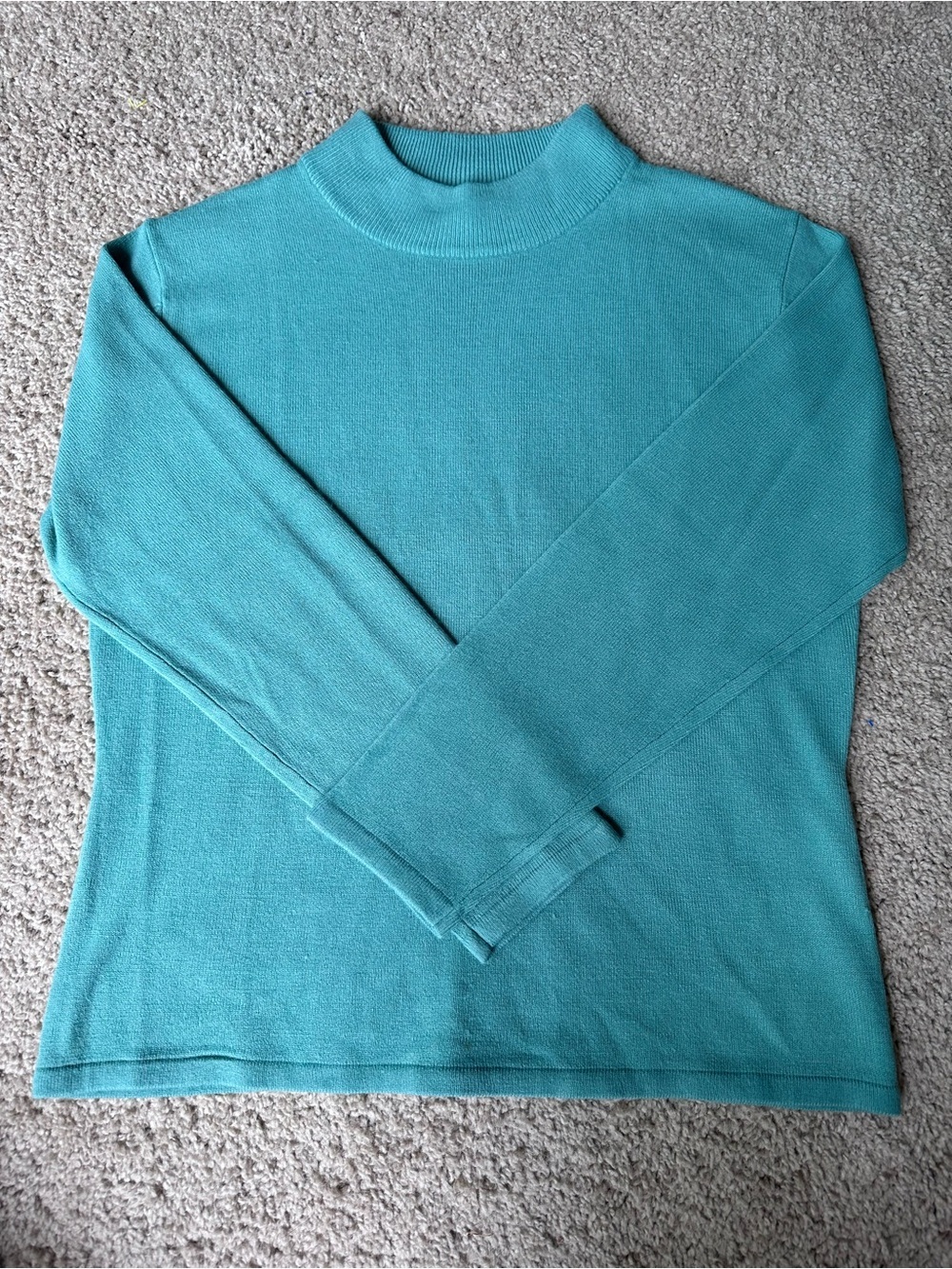 Southern Lady Teal Crewneck Sweater
